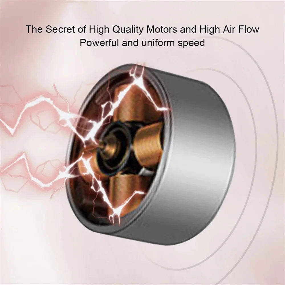 Silent Rechargeable Mini Pocket Fan - Lightweight Portable Cooling