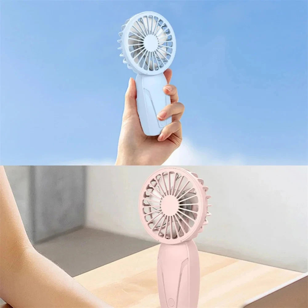 Silent Rechargeable Mini Pocket Fan - Lightweight Portable Cooling