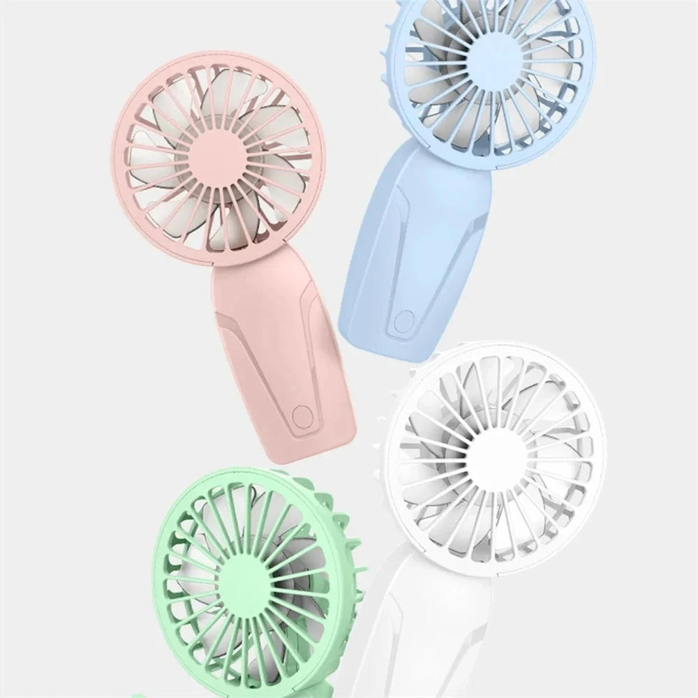 Silent Rechargeable Mini Pocket Fan - Lightweight Portable Cooling