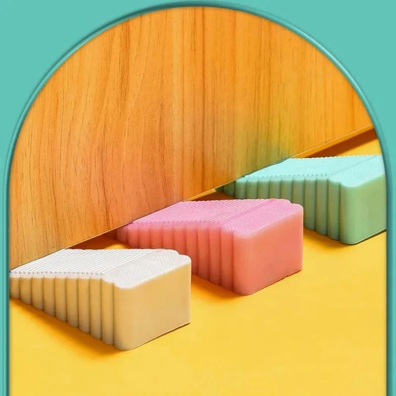 Silicone Door Stop Wedge – Anti-Collision Wall & Door Protector