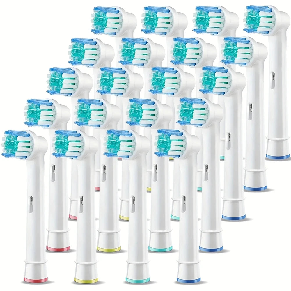 Soft Bristle Replacement Brush Heads for Oral-B & Braun Toothbrushes
