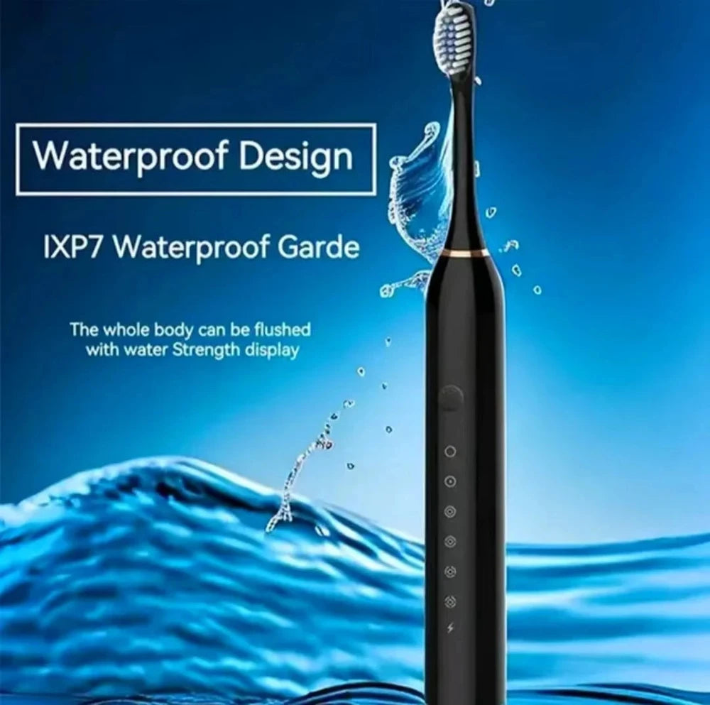 Sonic Electric Toothbrush for Adults – IPX7 Waterproof, 6 Modes