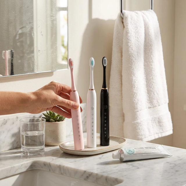 Sonic Electric Toothbrush for Adults – IPX7 Waterproof, 6 Modes