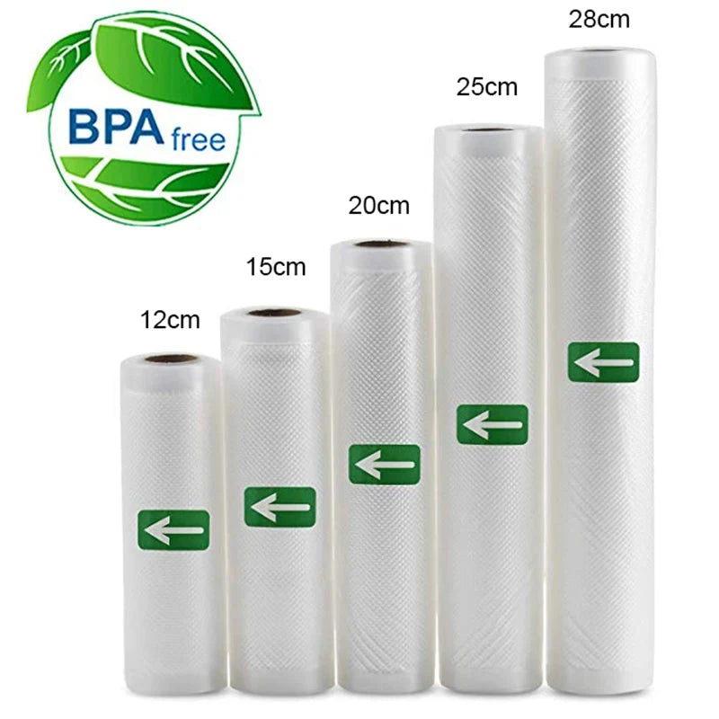 Sous Vide Vacuum Sealer Roll Bags - Food Storage & Packing Rolls