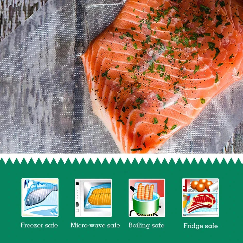 Sous Vide Vacuum Sealer Roll Bags - Food Storage & Packing Rolls