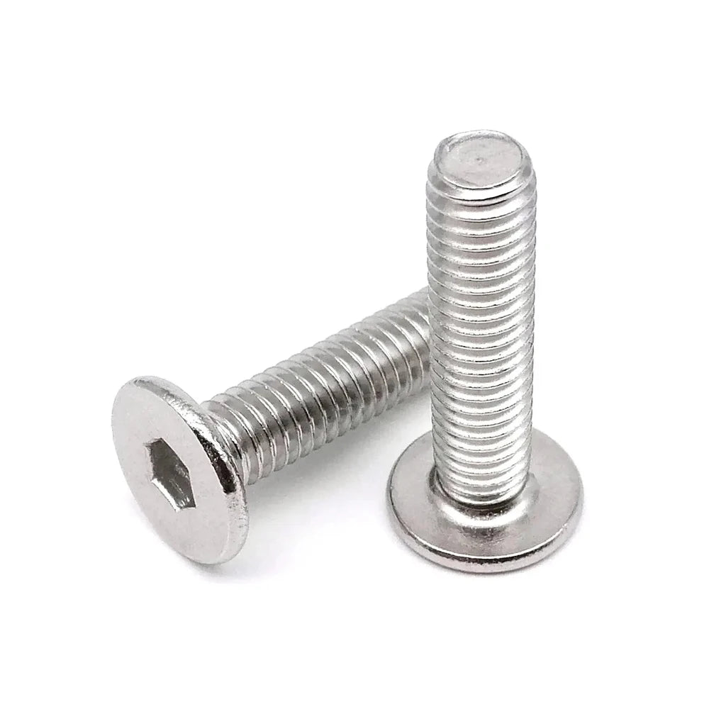 Stainless Steel Hex Socket Flat Head Screws - M2 to M8 Assortment