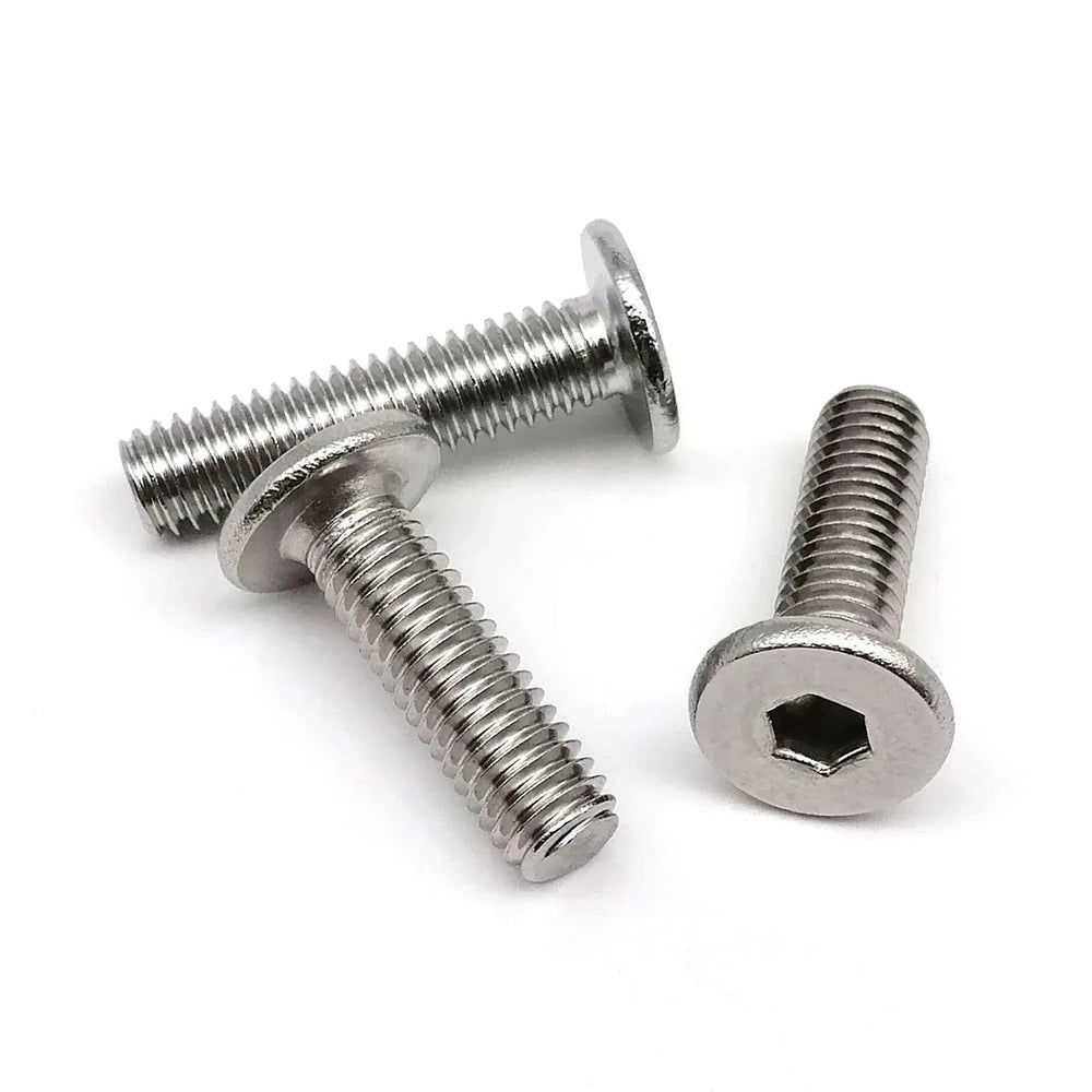 Stainless Steel Hex Socket Flat Head Screws - M2 to M8 Assortment