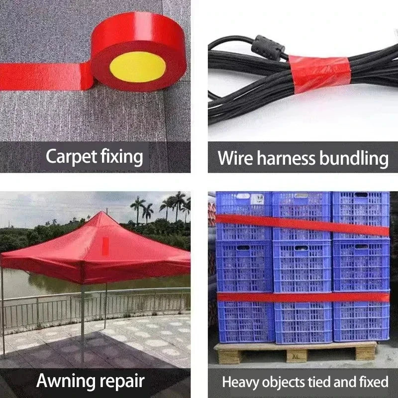 Super Adhesive Fabric Duct Tape - Waterproof Repair Tape, No Residue