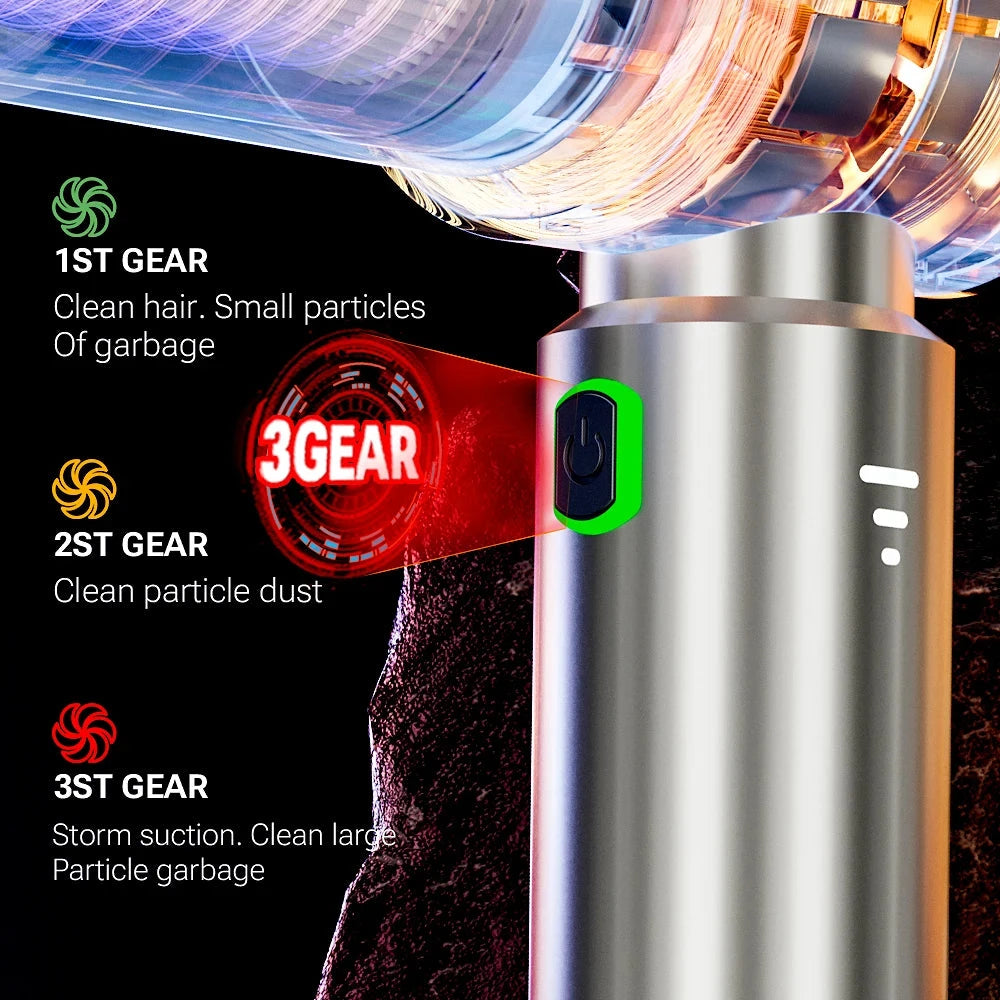 SZUK Powerful Handheld Car Vacuum Cleaner - Wireless & Portable