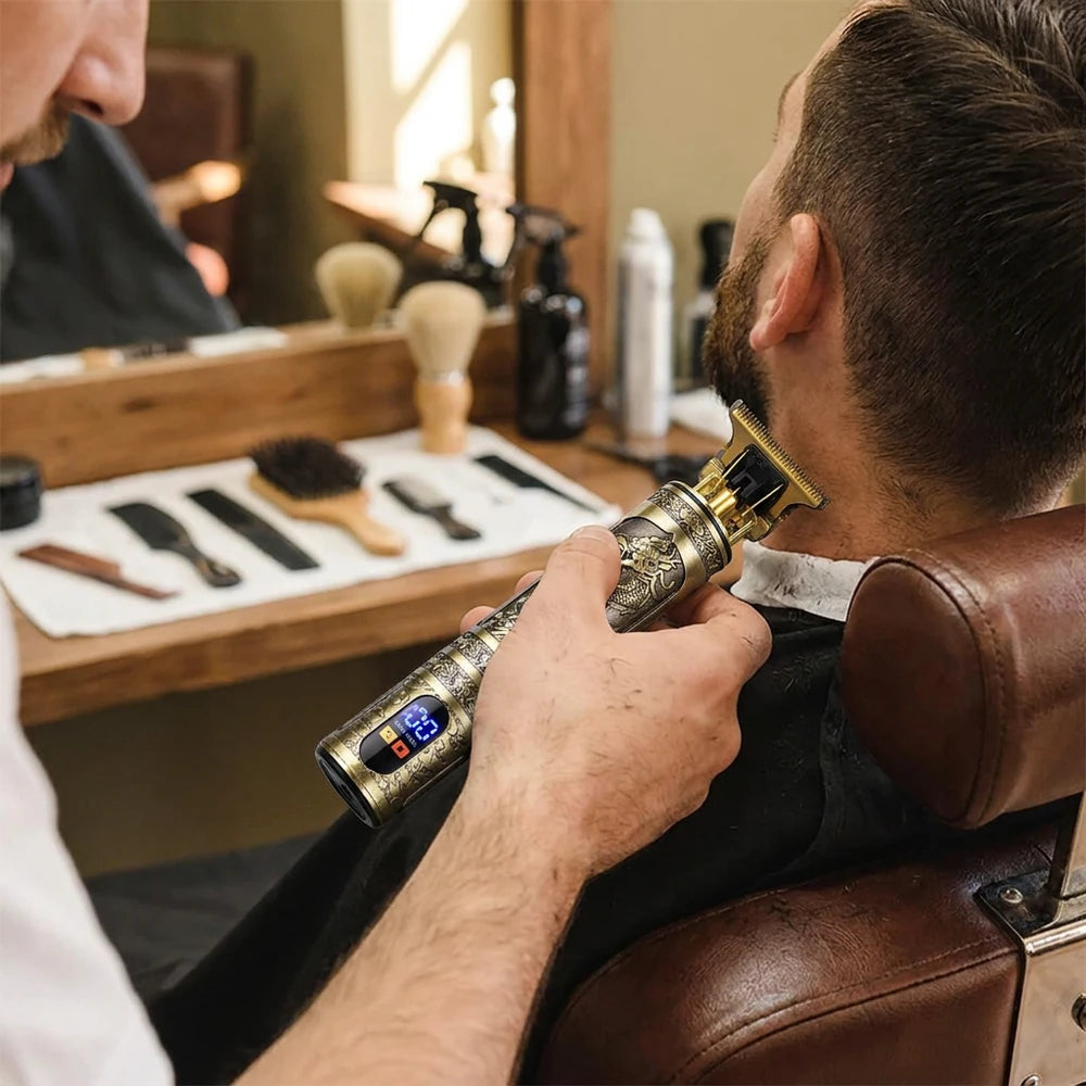 T9 Cordless Electric Hair Clipper & Trimmer for Men - Rechargeable