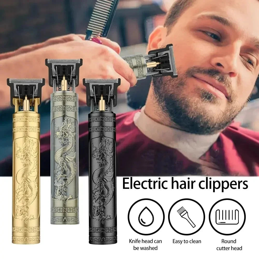 T9 Hair Clipper &amp; Beard Trimmer - Professional Barber Grooming Kit
