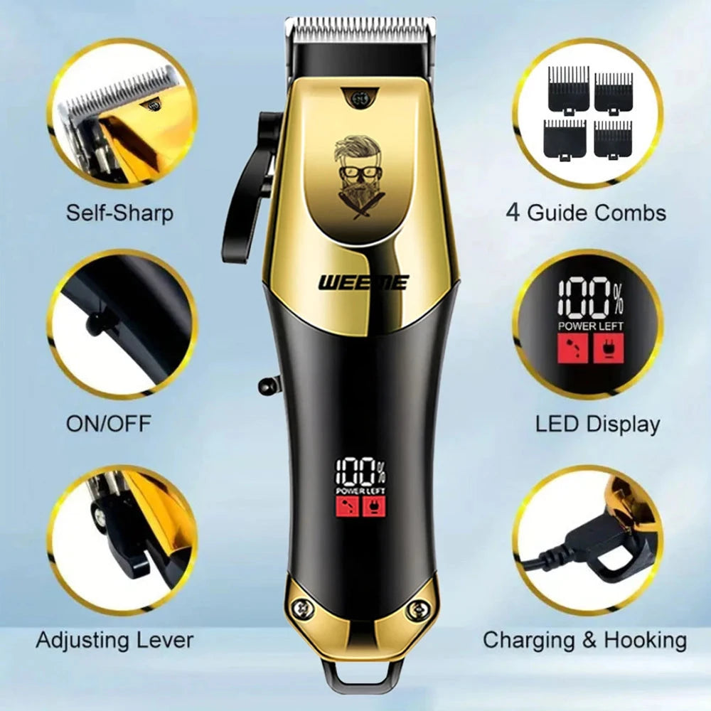 T9 Vintage Hair Clipper & Beard Trimmer Kit with Nose Trimmer