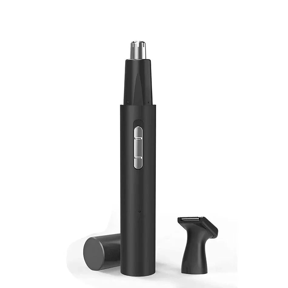 Three-in-One Electric Nose & Eyebrow Hair Trimmer, USB Rechargeable