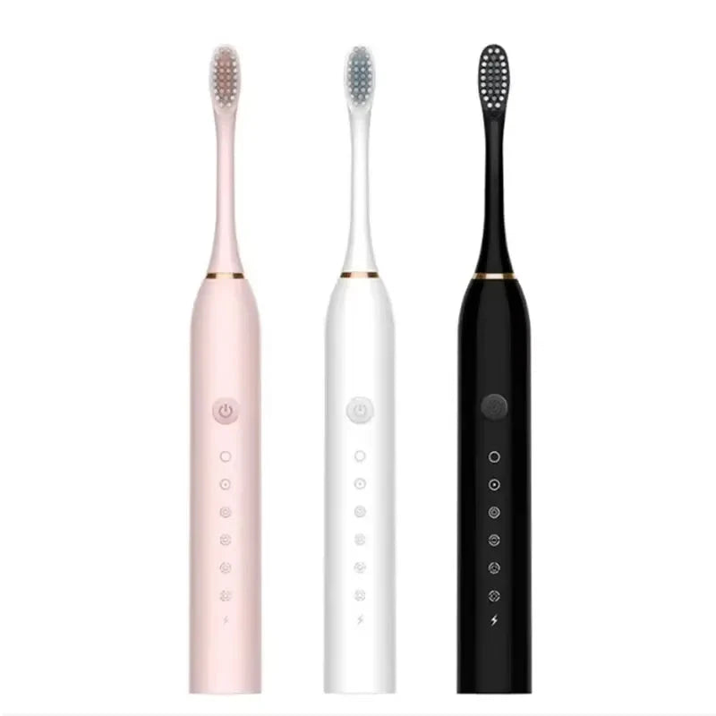 Ultrasonic Electric Toothbrush with 6 Speed Modes, Waterproof