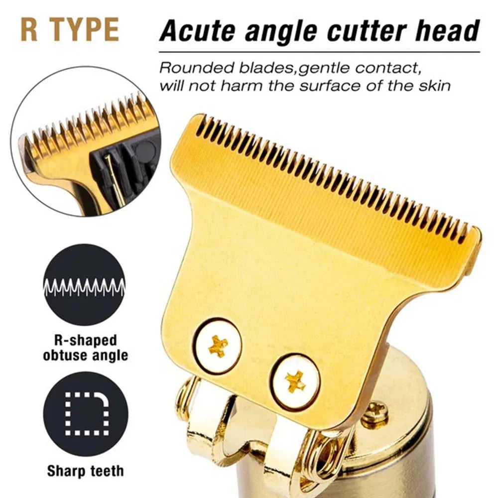 USB Rechargeable Cordless Hair Clipper Set for Men