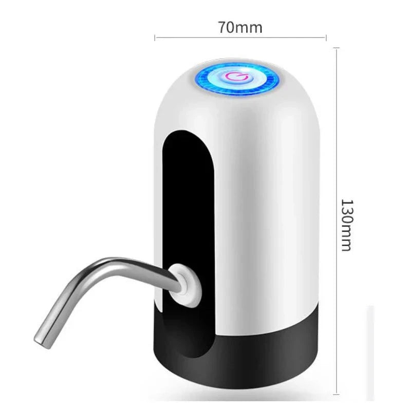 USB Rechargeable Water Pump Dispenser - Portable Bottle Pump