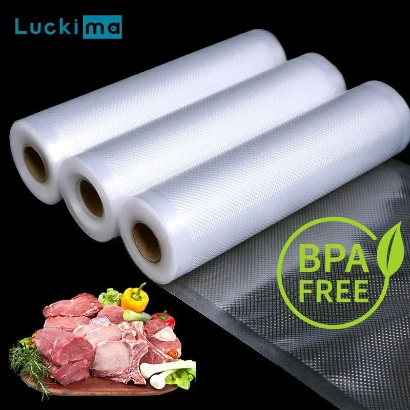 Vacuum Sealer Storage Bags for Food – Multiple Sizes, 500cm Rolls
