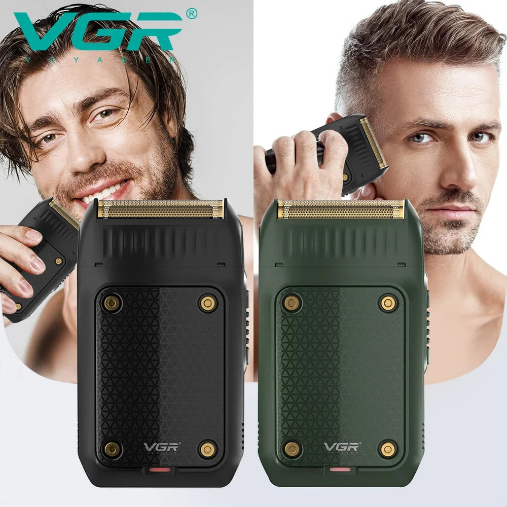 VGR 353 Professional USB Rechargeable Beard & Face Shaver for Men