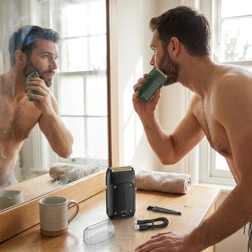 VGR V-353 Rechargeable Foil Shaver for Men, Portable Razor