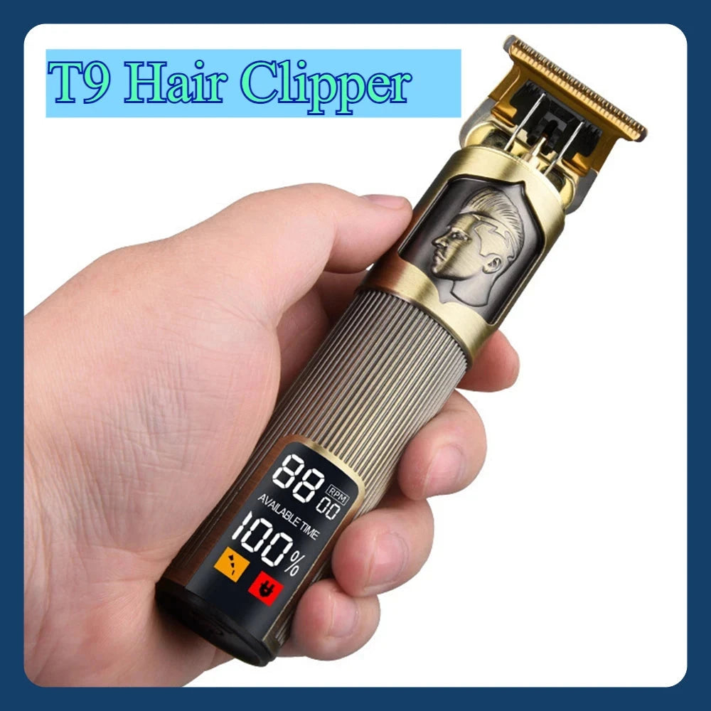 Vintage Hair Clipper, USB Charging Electric Trimmer, Barber Gift
