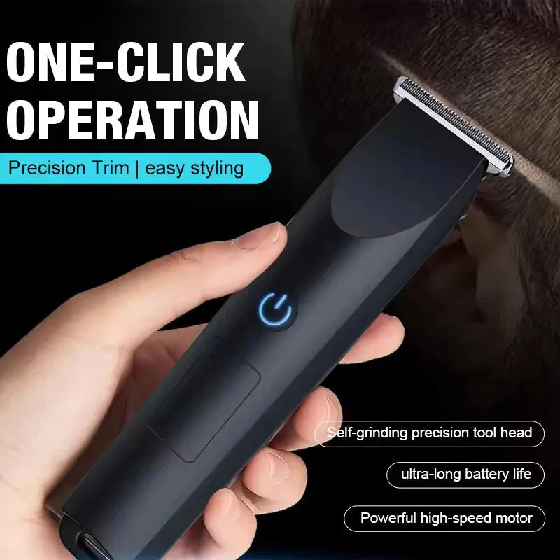 Waterproof Electric Hair & Body Trimmer for Men with Ceramic Blade