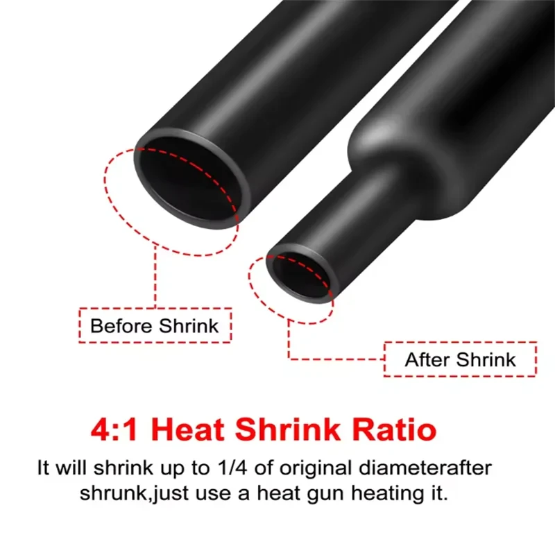 Waterproof Heat Shrink Tubing - Wire Harness Sealing &amp; Protection