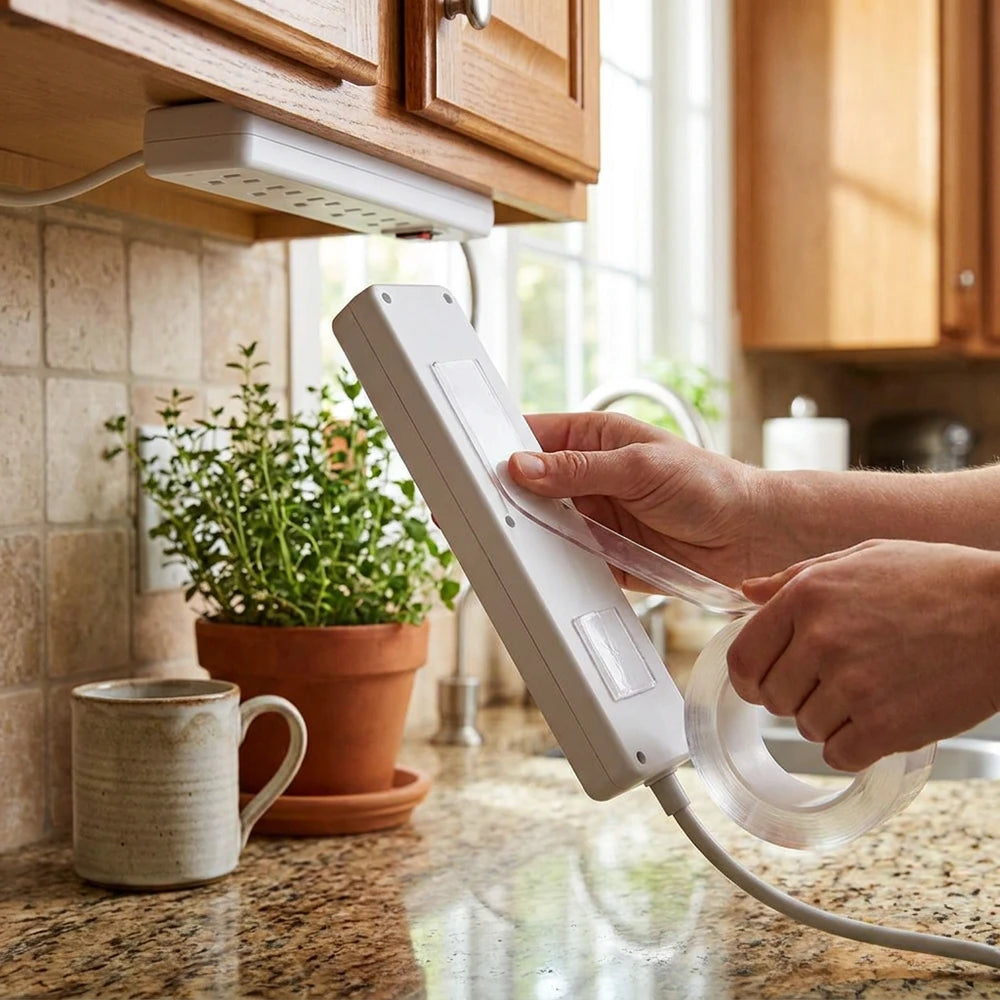 Waterproof Reusable Nano Double-Sided Tape - Strong Mounting Adhesive