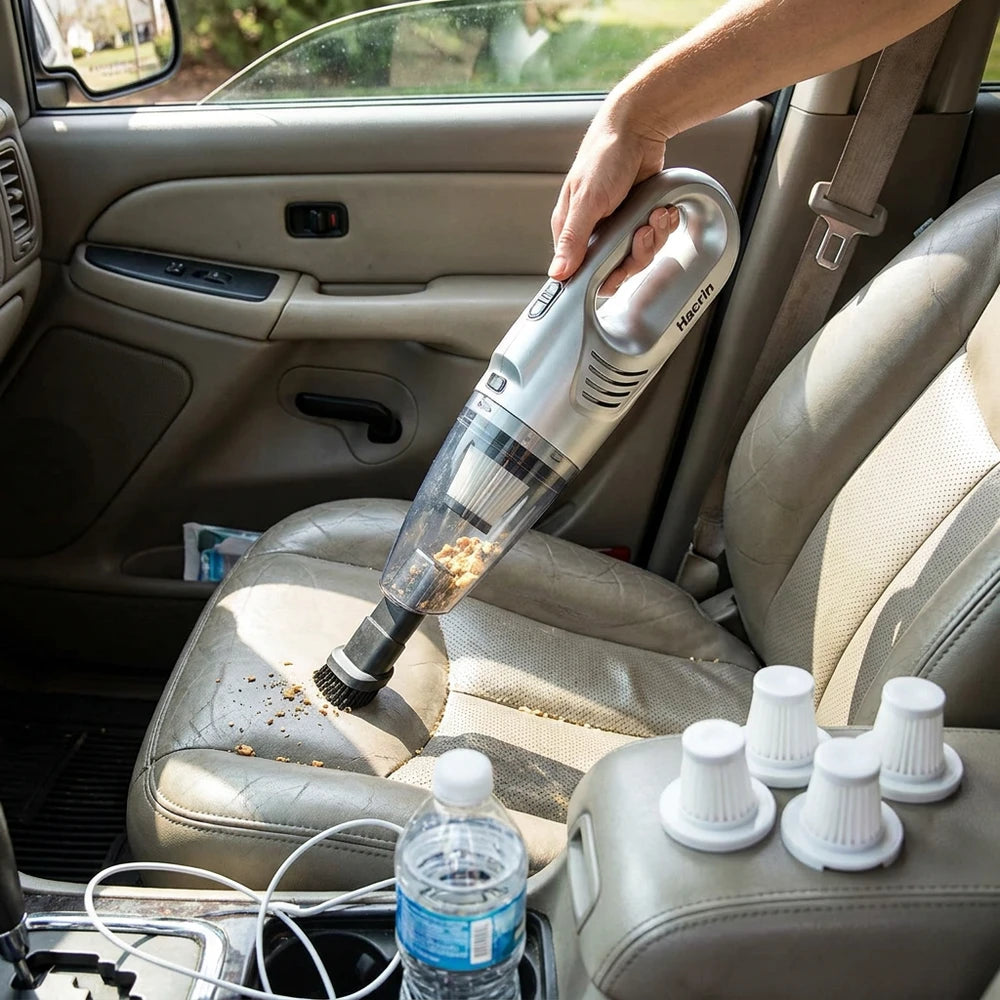 Wireless Car Vacuum Cleaner - Strong Suction Handheld 2-in-1 Blower