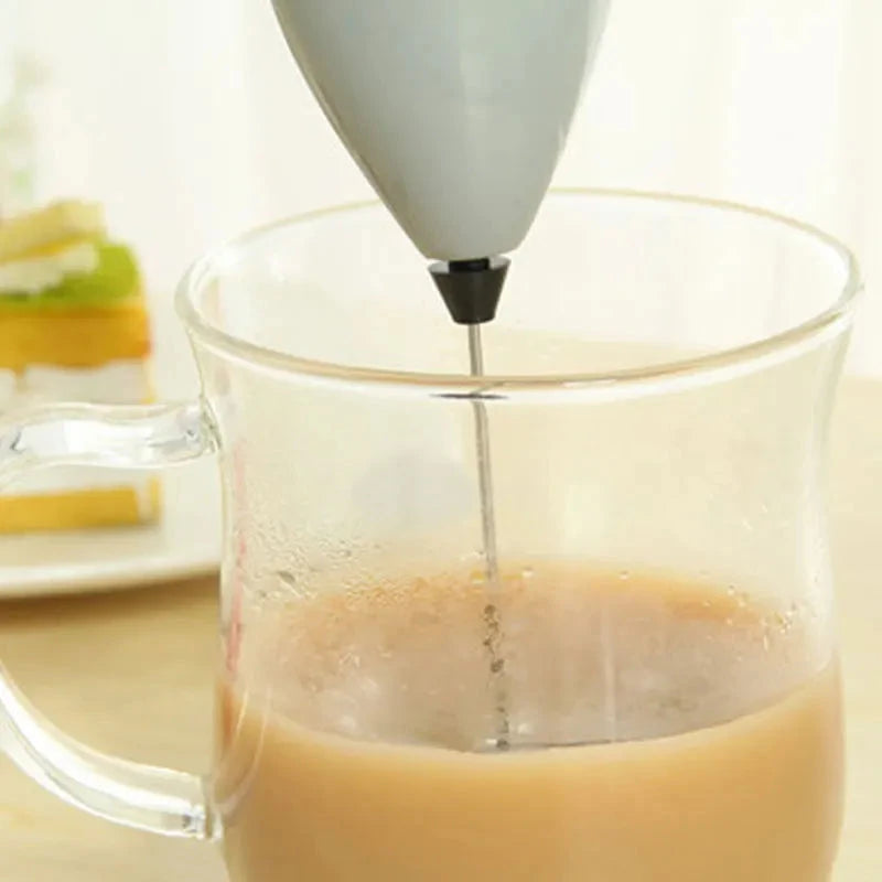 Wireless Handheld Milk Frother - Electric Coffee & Egg Whisk Mixer