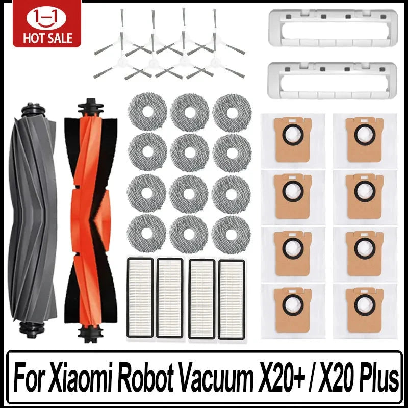 Xiaomi Robot Vacuum X20+/X20 Plus Replacement Parts - Brushes &amp; Filters