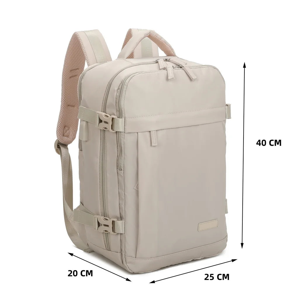 Ryanair Approved Cabin Backpack 40x20x25cm – 20L Waterproof Travel Bag with USB Charging Port