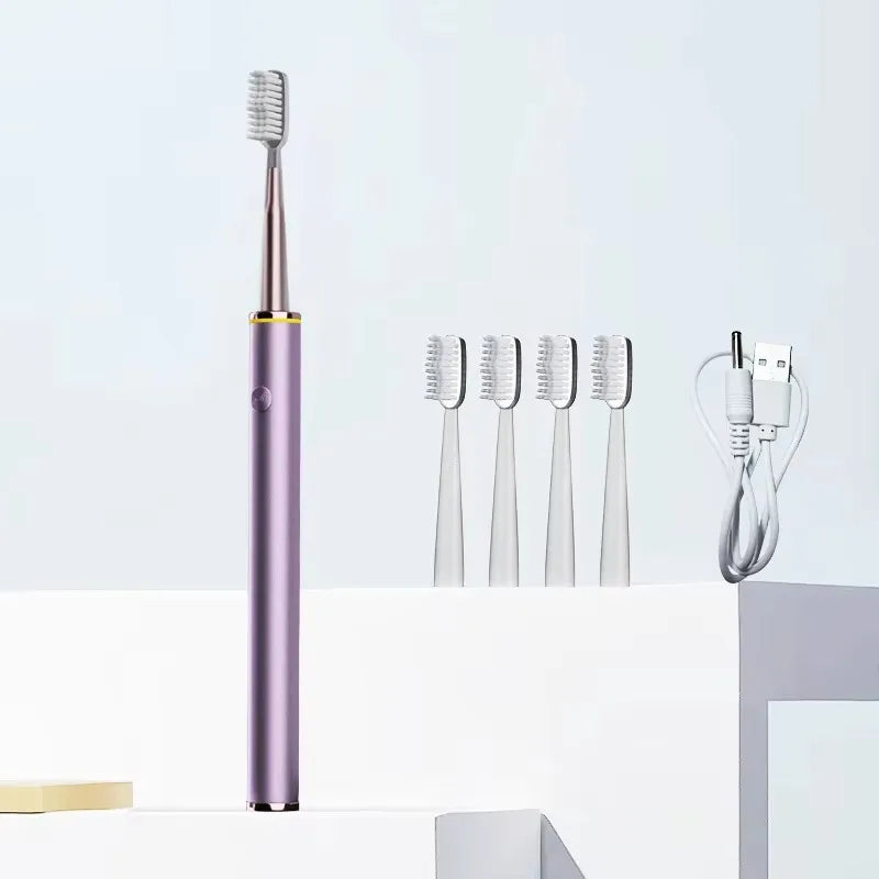 Sonic Electric Toothbrush - Rechargeable Whitening Toothbrush with Soft DuPont Bristles