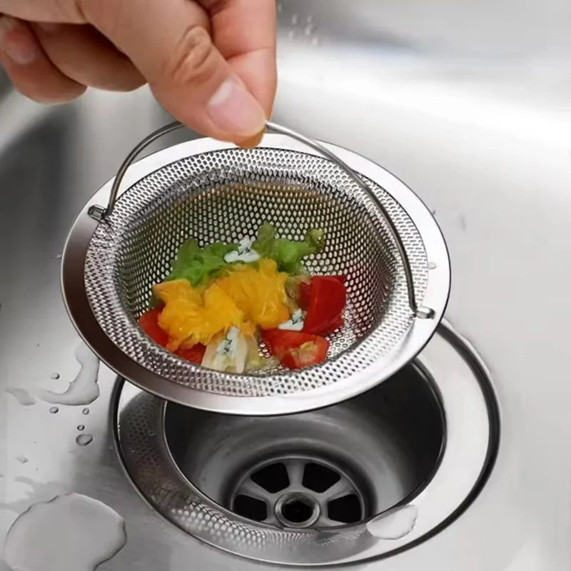 Stainless Steel Bathtub & Shower Drain Hair Catcher Stopper