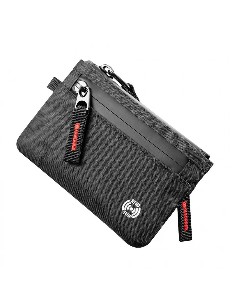 Slim RFID-Blocking Anti-Theft Wallet – Unisex Zip Coin Purse & Card Holder