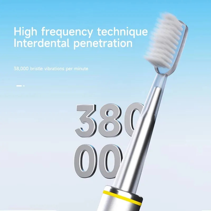 Sonic Electric Toothbrush - Rechargeable Whitening Toothbrush with Soft DuPont Bristles