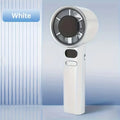 Mini Handheld Fan – Silent, Rechargeable, 4-Speed Portable Cooling