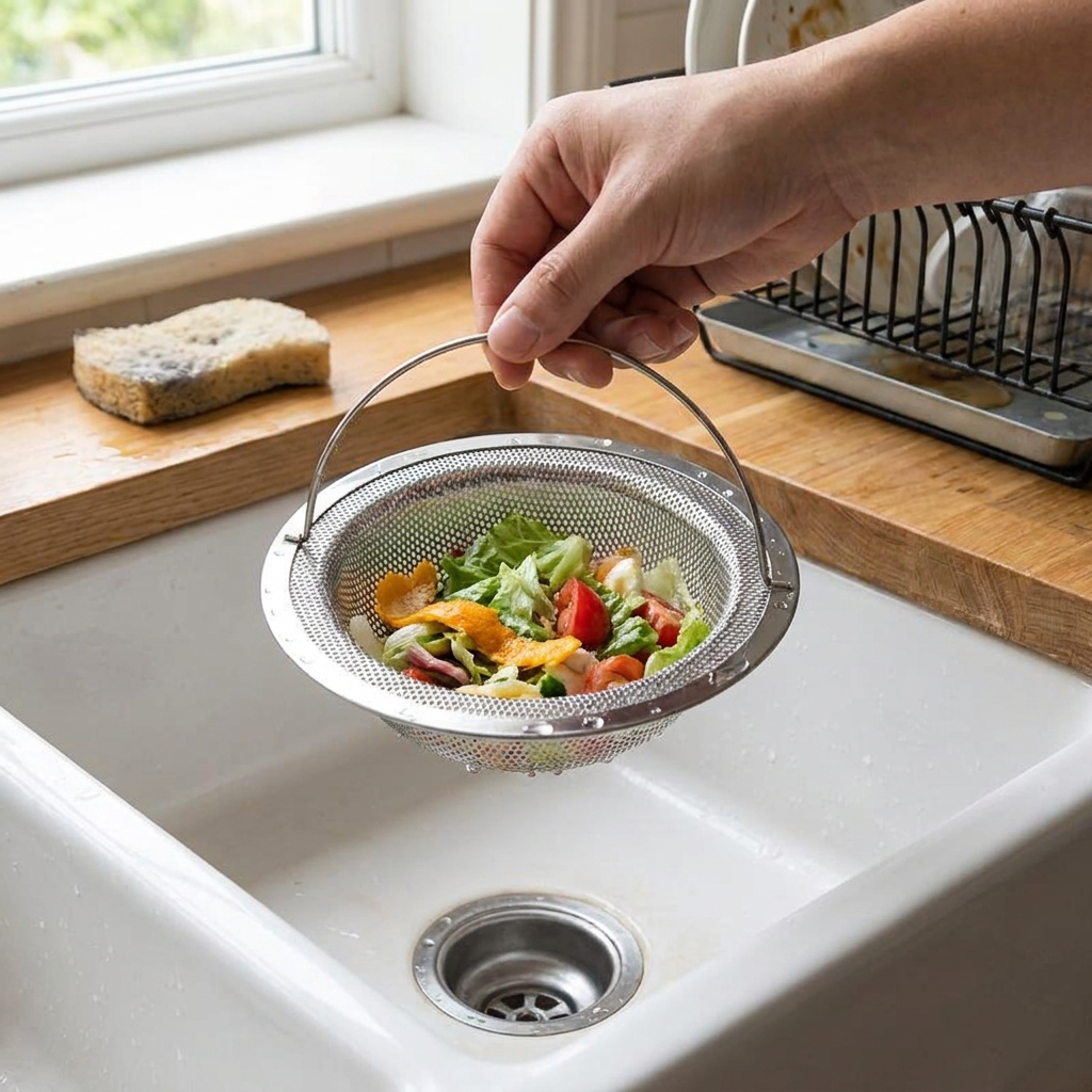 Stainless Steel Bathtub Hair Catcher
